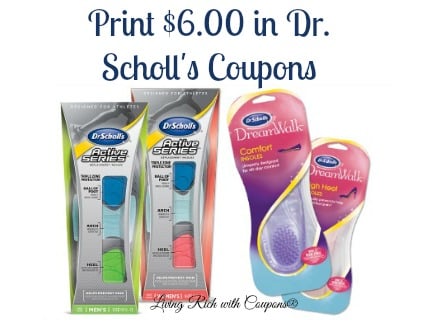 $6 in New Dr. Scholl’s Coupon = FREE DreamWalk Products at Target ...