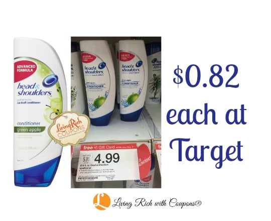 Head &amp; Shoulders Shampoo &amp; Conditioners Just $0.82 at Target! | Living ...