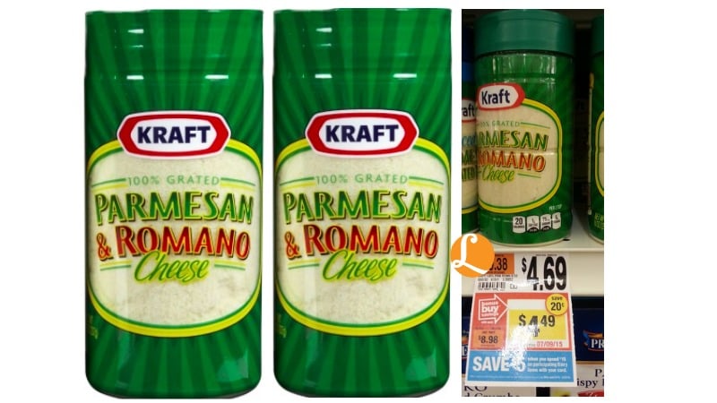 Kraft Parmesan Cheese Over 60% Off at Stop &amp; Shop! | Living Rich With ...