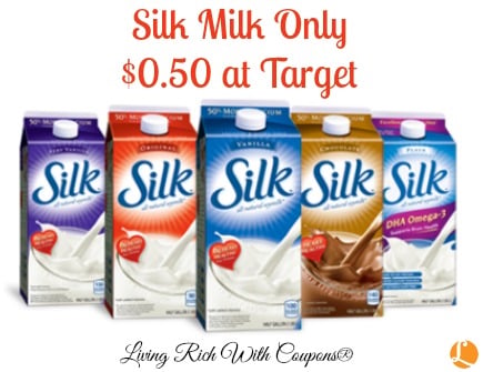 Silk Milk Only $0.50 at Target! | Living Rich With Coupons®