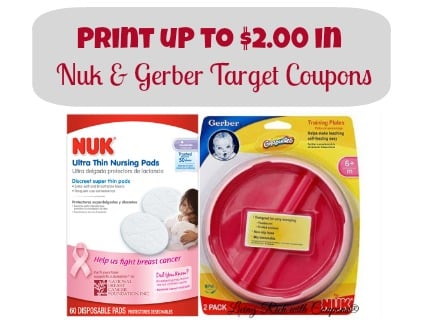 $2 in New Gerber &amp; Nuk Target Coupons – Nursing Pads Only $2.44 + More Deals! | Living Rich With ...