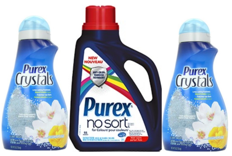 Purex No Sort Laundry Detergent, regularly priced at $5.99, is on clearance...