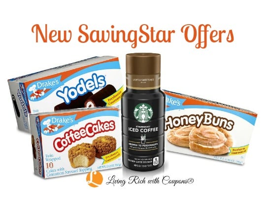 2 New SavingStar Offers – Save on Starbucks &amp; Drake’s Cakes! | Living ...