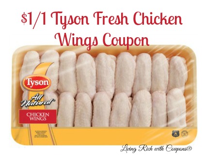 Tyson Chicken Coupon - $1.00 off Tyson Fresh Chicken Wings ...